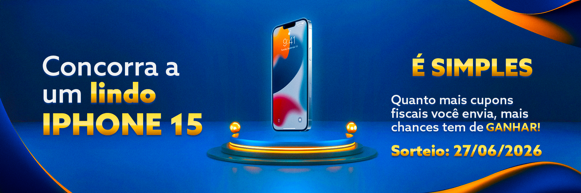 Concorra ao Lindo IPHONE 15